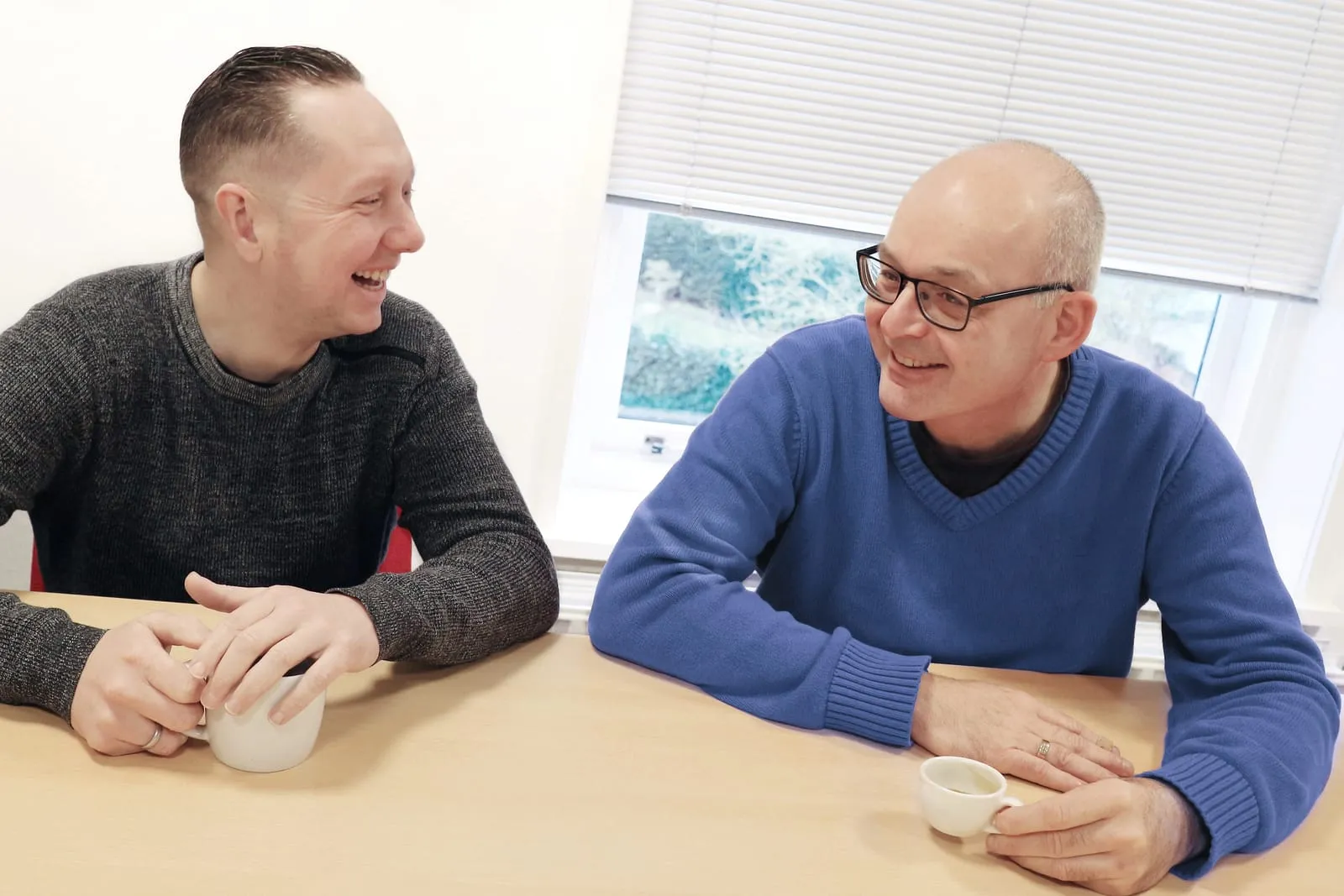 Karel en Henk Jan in gesprek