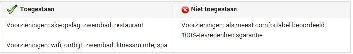 voorzieningen